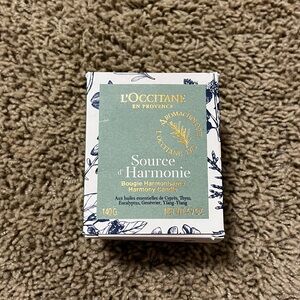 L’Occitane En Provence “Source d’ Harmonie” Candle 🌿🧘‍♀️🕯️